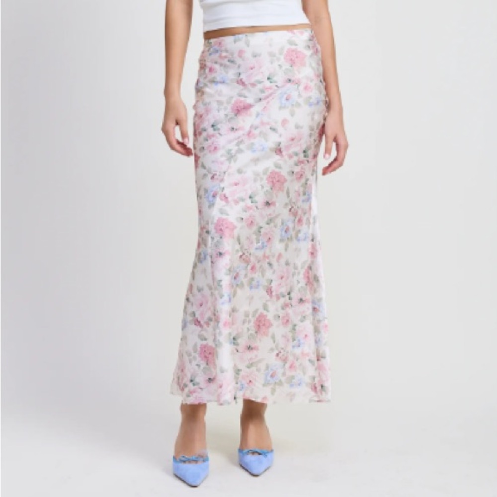 💐 Emory Park Bias 'Primrose' Floral Maxi Skirt